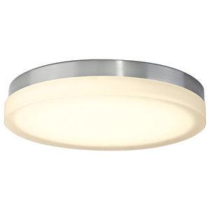 15” 5CCT Ultra Slim LED Silver Trim Flush Mount Fixture with Color Tunable Switch 25W