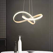 LED White Modern Knot Pendant Lamp