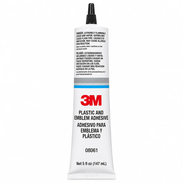 3M Plastic and Emblem Adhesive – Clear Automotive Trim Glue – 5 fl oz (08061)