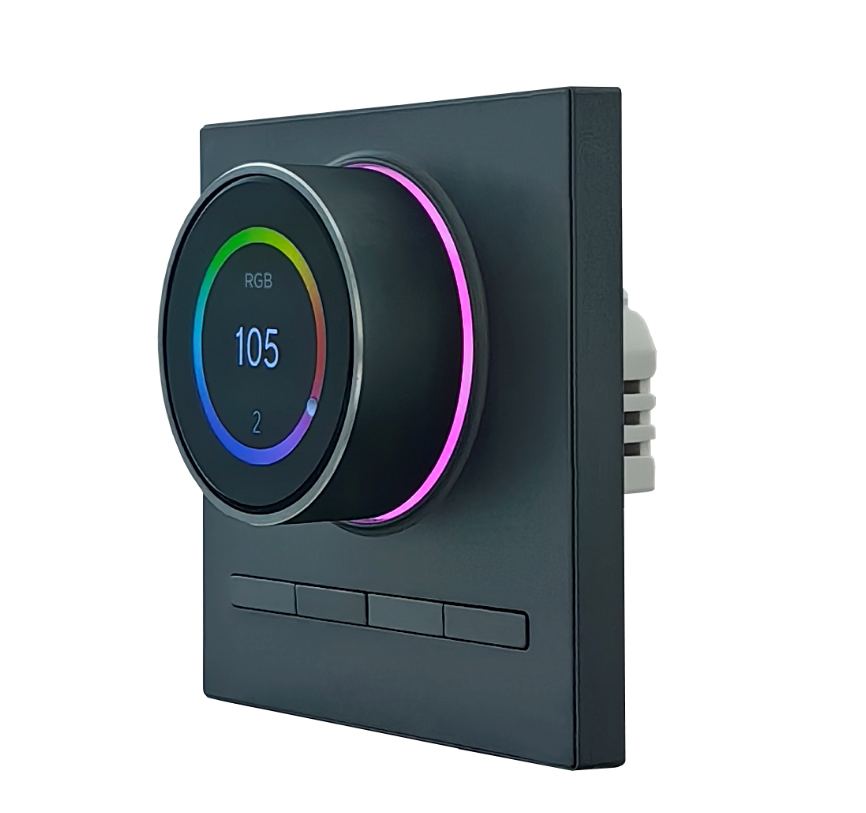 HX-WP86-K1 Knob Faceplate Controller DIM, CCT, RGB, RGBW, SPI