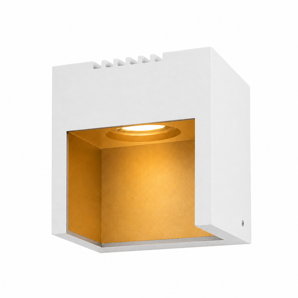 K42008 Modern Square Wall Sconce – Architectural Up &amp; Down Light