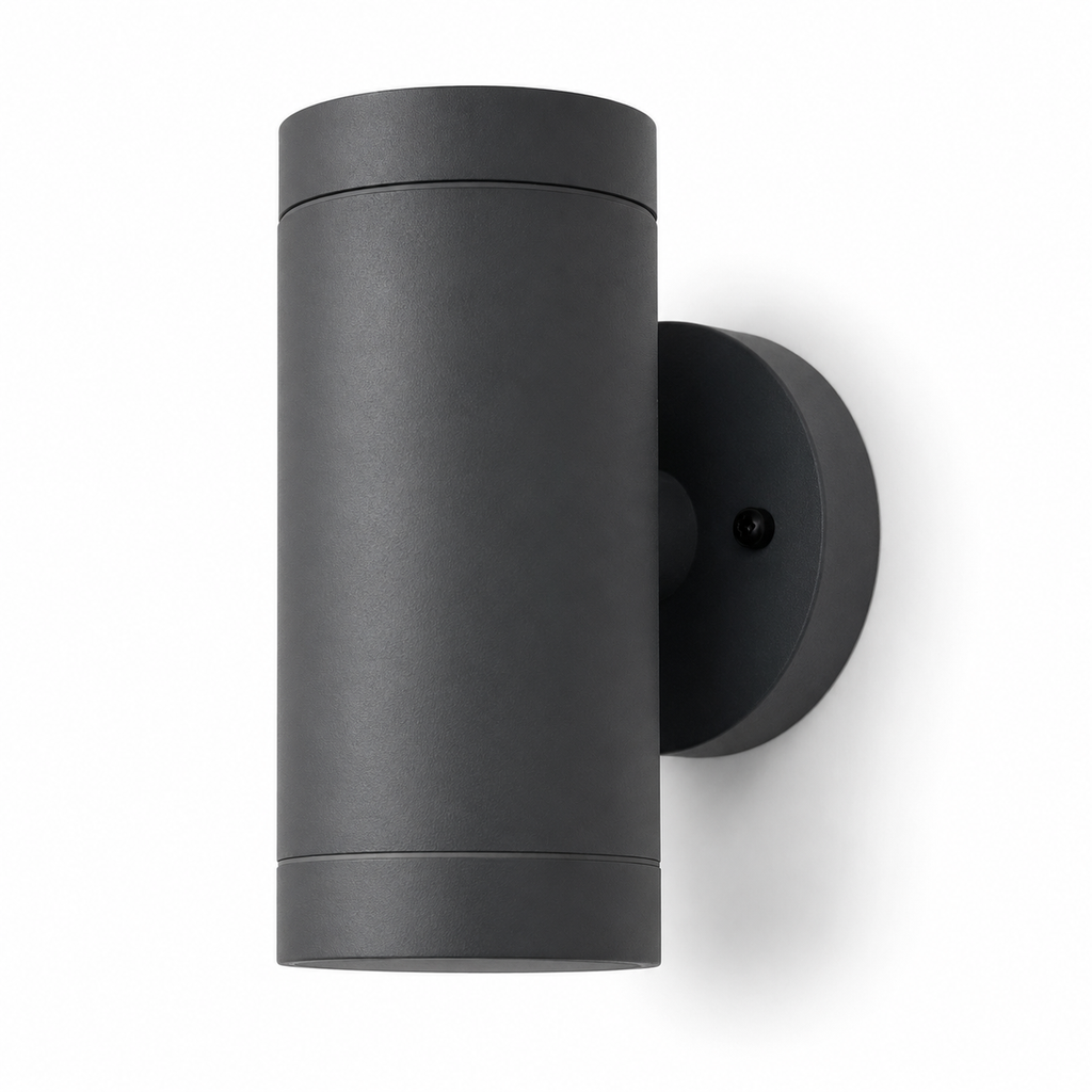 K42009 Modern GU10 Up & Down Wall Sconce – Black / White