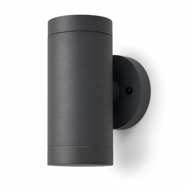 K42009 Modern GU10 Up & Down Wall Sconce – Black / White