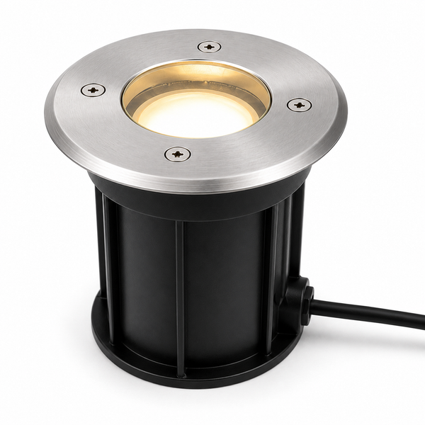 GU10 In-Ground Outdoor Light – Stainless Steel Recessed Landscape Fixture