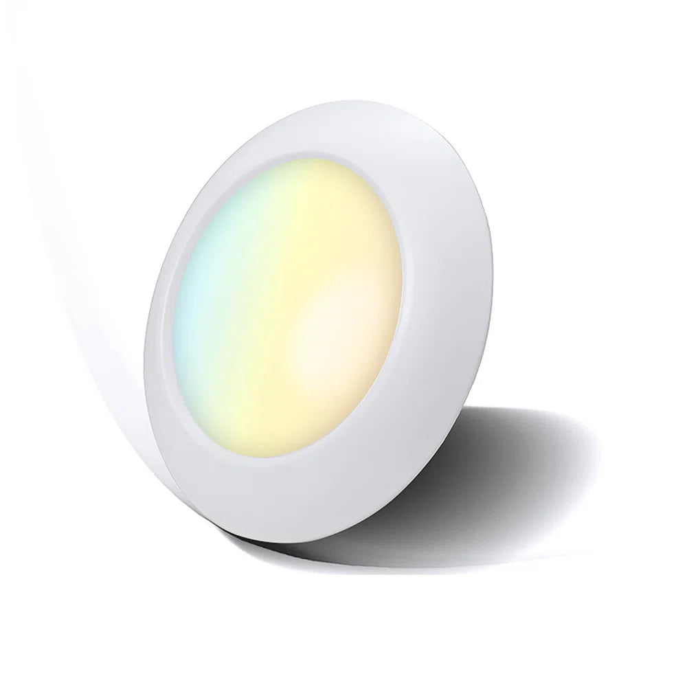 6” 5CCT White LED Disk Flush Mount Fixture with Color Tunable Switch 1 ...