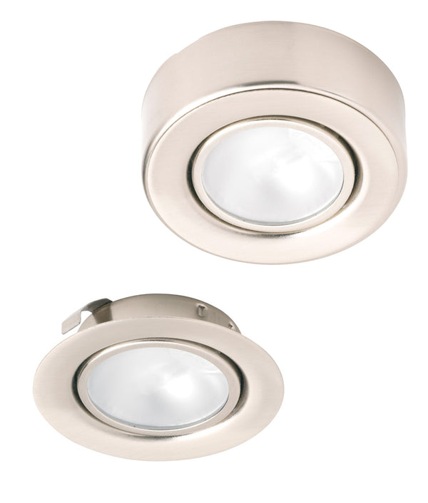 LED Under Cabinet Shell for Surface Mounting - Satin