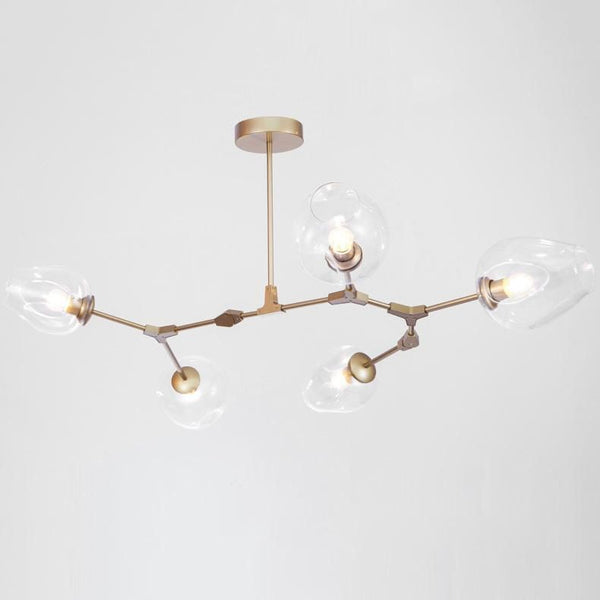 Branching Bubble Gold Ceiling Lamp, E27 Base Type