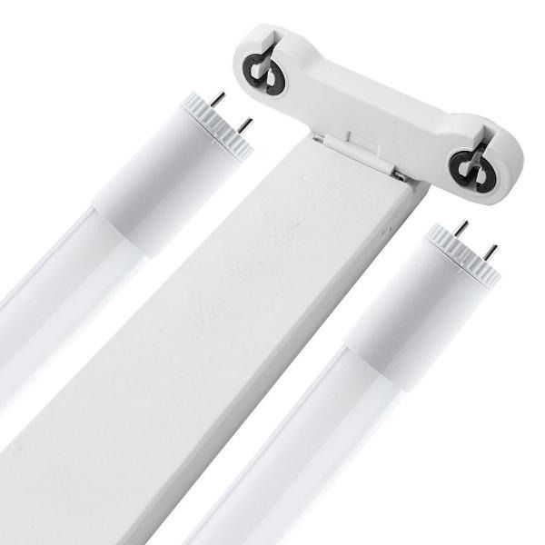 T8 Fixture - Double LED Tube - Lamp holder - 4ft – LED OUTLET PR