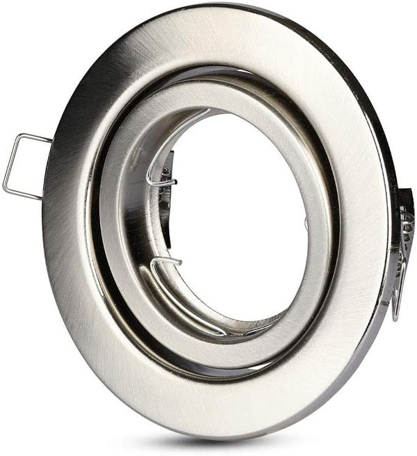 Satin Round Clip Fixture, 3" Cut Out