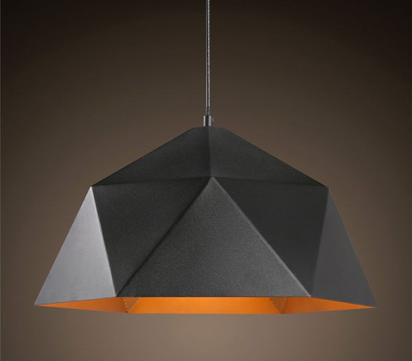 Polymona Geometric Black Pendant Lamp