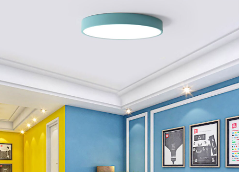 15" Round Macaron Flush Mount Lamp 30W