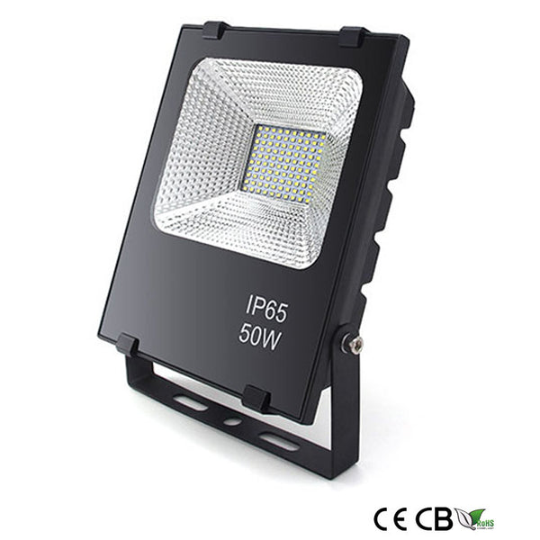 50W LED Flood Light Fixture - 500W Equivalent - 6000K - 6,000 Lumens