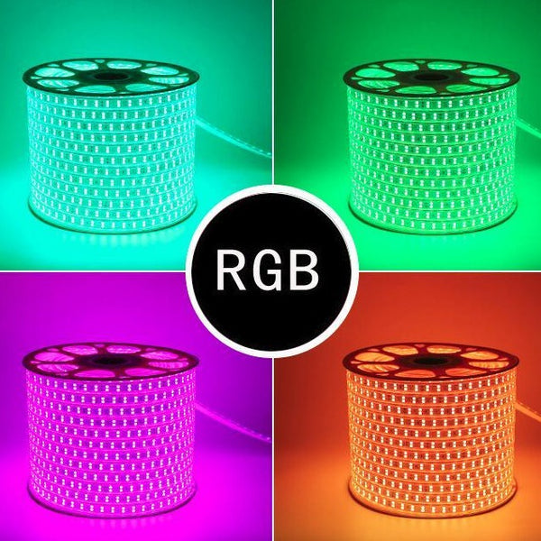5050 SMD, Single Row LED Rope, RGB, 120V