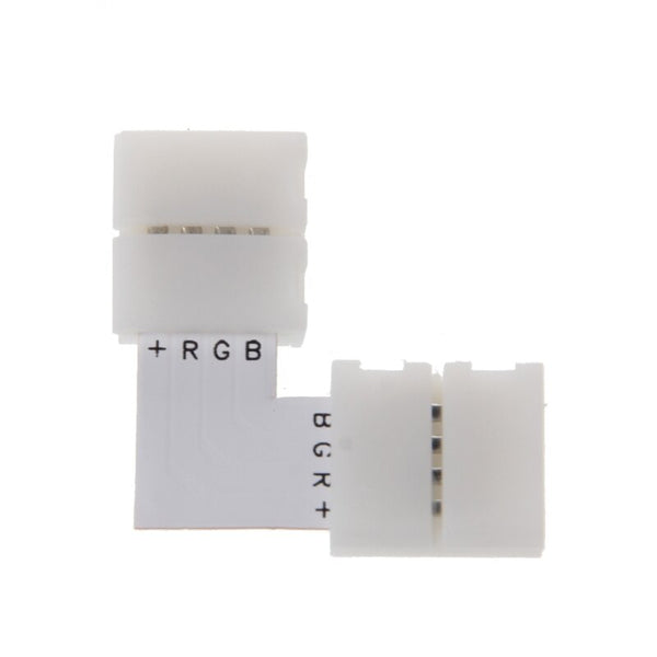 RGB 4 Pin LED Strip L Connector 10mm