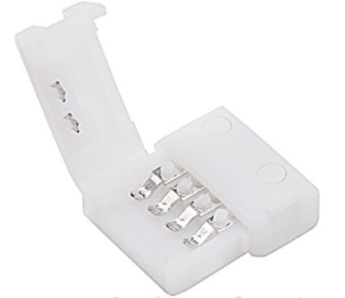 RGB 4 Pin LED Strip Connector 10mm