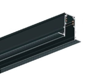 Magnetic Track Light - Black Rail 6FT
