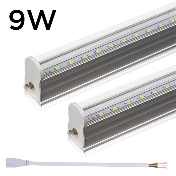 T5 LED Tube Frosted - 2FT - 9W - 6000K - 120V AC - 900 Lumens