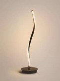 LED Black Spiral Table Lamp