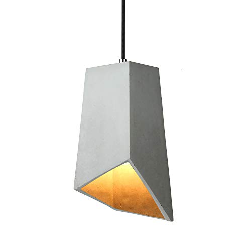 Geometric Cement Pendant Lamp, E27 Base Type